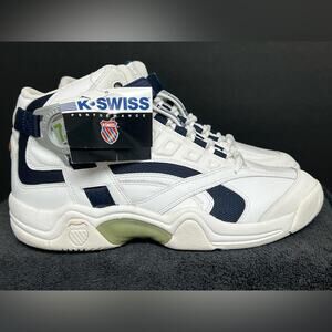 NWT VINTAGE K-Swiss Bio Feedback 7.0 Si-Defier White Blue Men’s 10.5 Shoes RARE